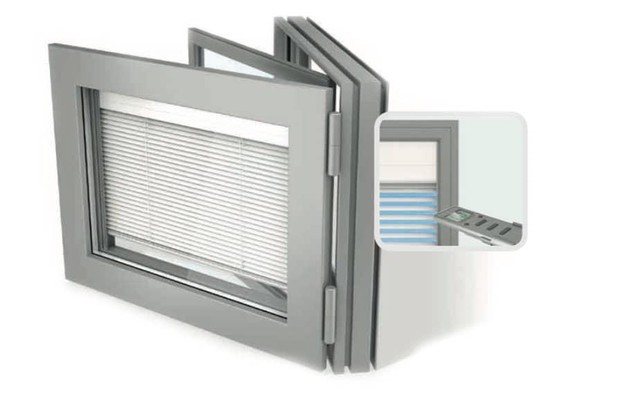 Integrated blinds help keep your home more comfortable
