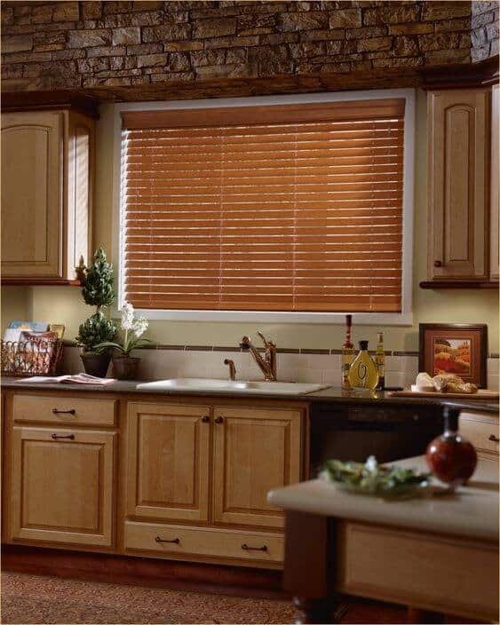 Benefits of wooden blinds in the kitchen
