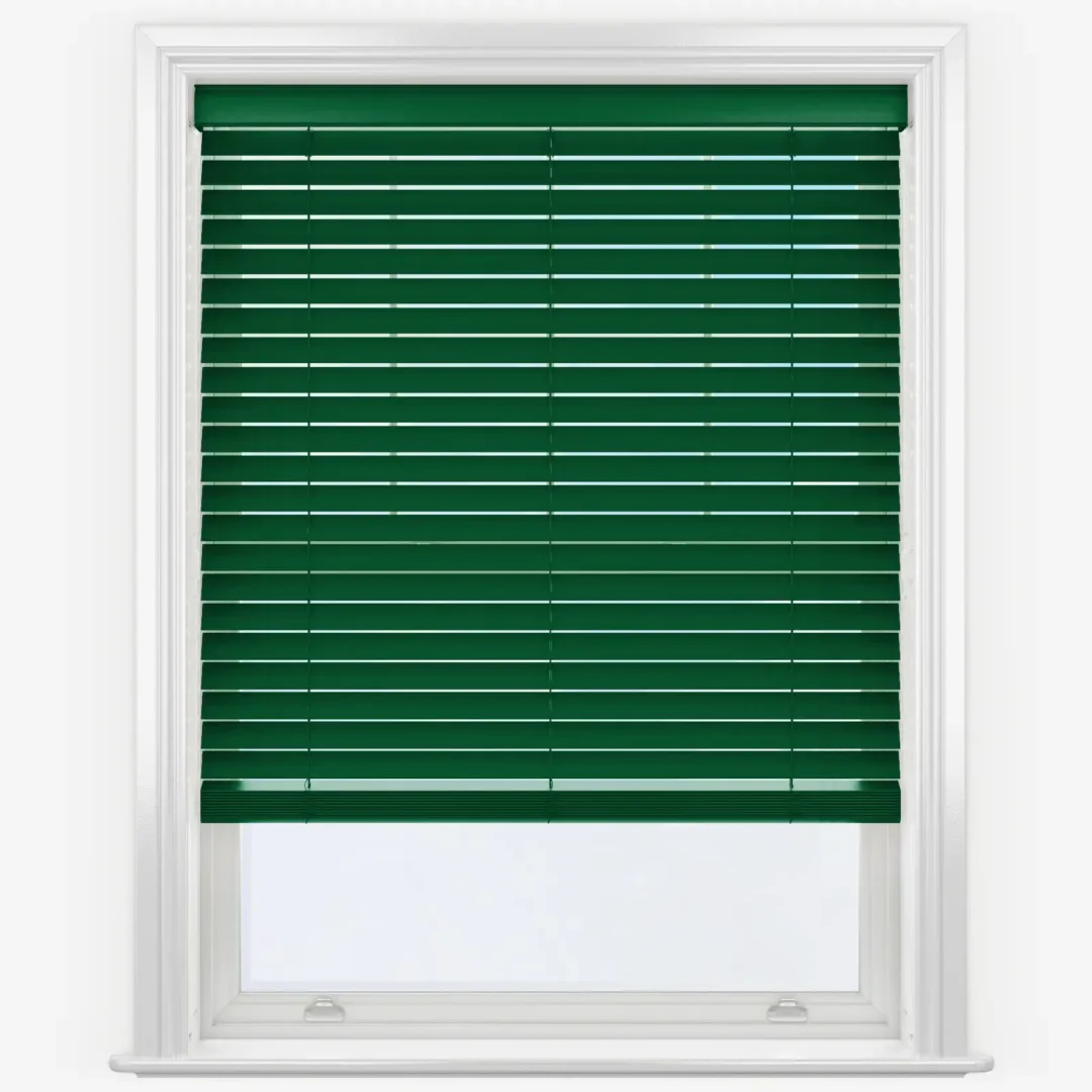 Aluminum blinds 25 mm - dark green